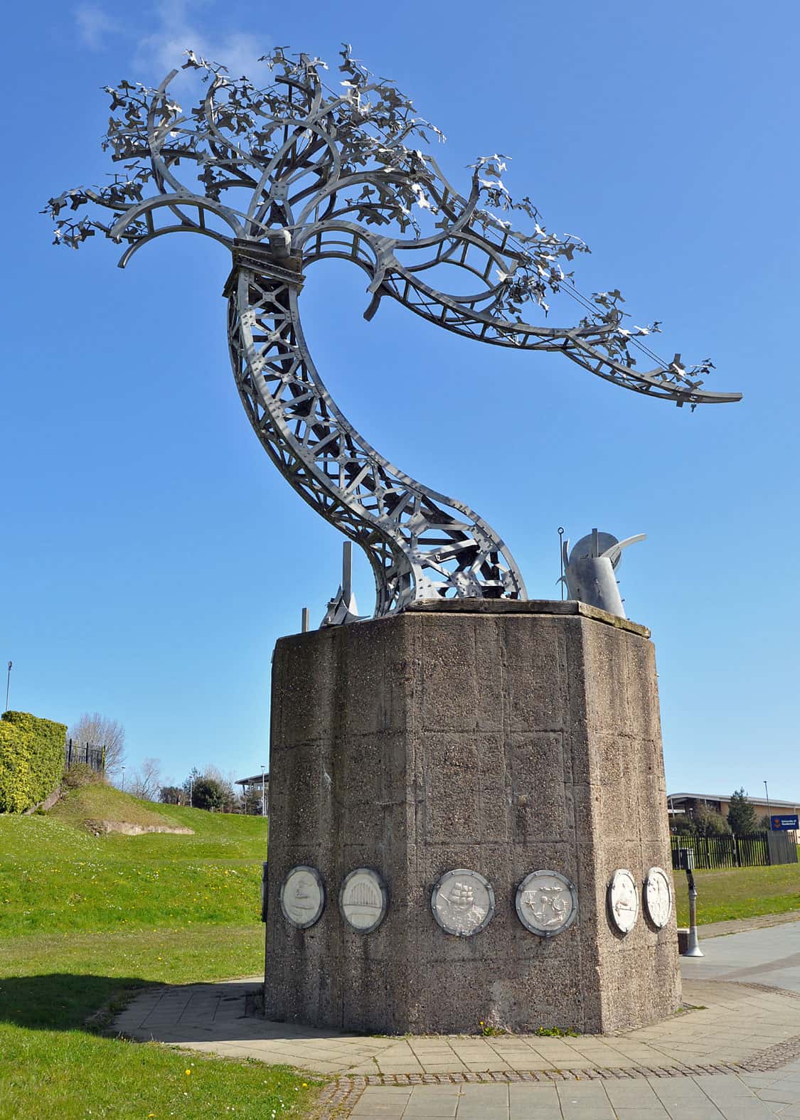 Riverside sculpture walk east Seagull City