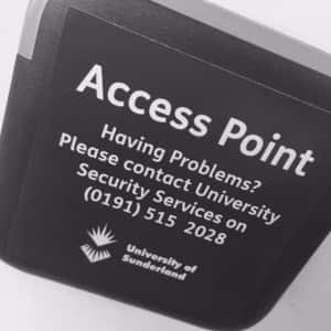 Picture of the access points you will find at the entrance and exit of our university libraries