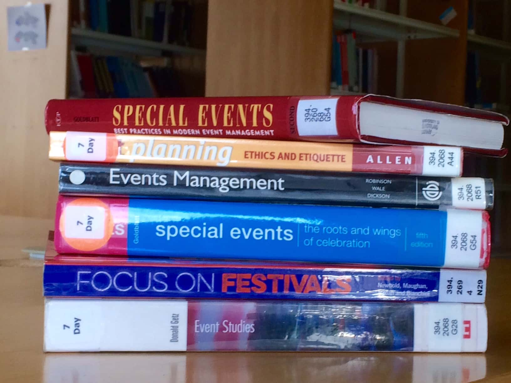 Events books