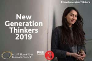 New Generation Thinkers 2019 - Arts & Humanities Research Council