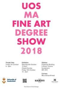 MA Fine Art Degree show Oct 2018