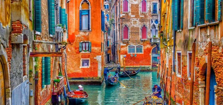 Boats in Venice