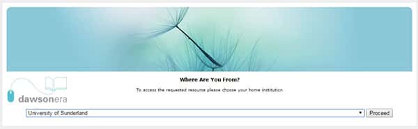 Shibboleth login