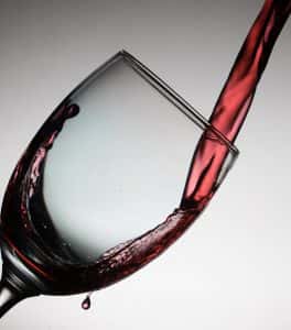 Image of a glass of wine