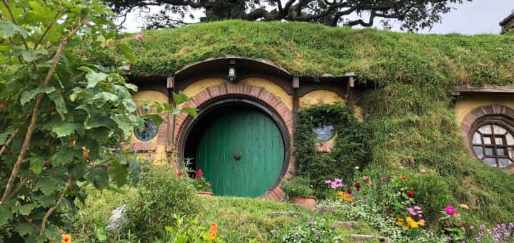 Hobbits Hobbit House in New Zealand