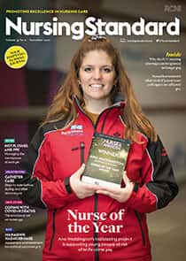 Cover of Nursing Standard