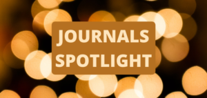 Spotlights with text overlayed 'Journals spotlight'