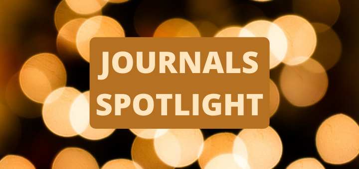 JOURNALS SPOTLIGHT Spotlights with text overlayed 'Journals spotlight'
