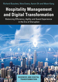 Book cover: Hospitality management digital transformation