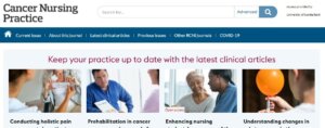 Cancer Nursing Practice homepage