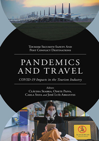 book cover - pandemics and travel book cover - pandemics and travel