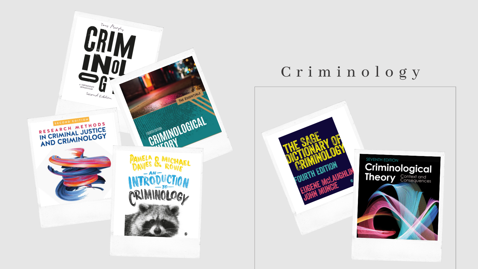 Criminology SAGE Catalyst University of Sunderland Library Blog